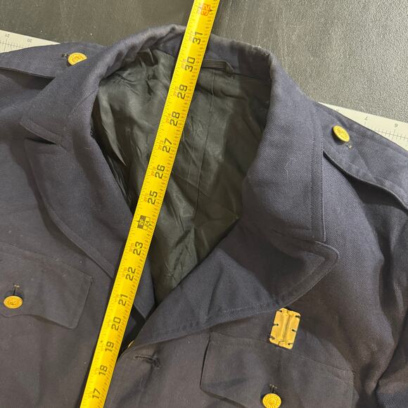 Authentic vintage Pittsburgh Police dress uniform jacket with built-in mystery - Picture 9 of 16
